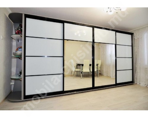 Шкаф купе  4 двери с зеркалом  T-36