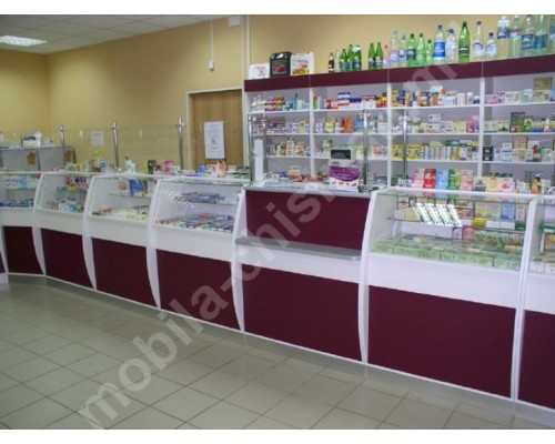 Vitrine si mobilier pentru farmacii T-1