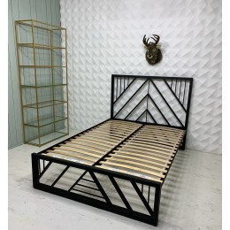 Железная кровать в стиле лофт T-52