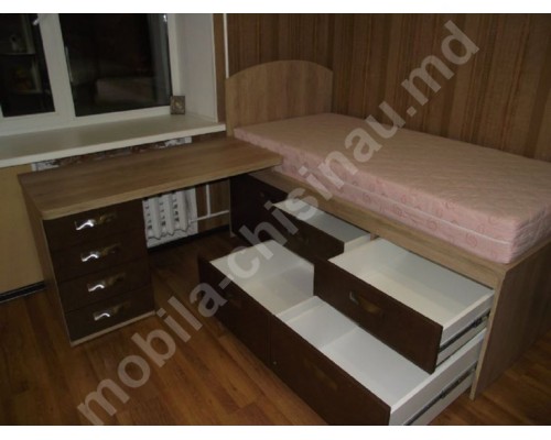 Детская кровать с ящиками T-19