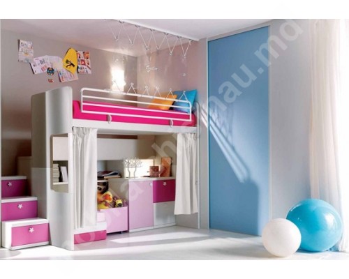 Pat pentru copii cu 2 nivele T-20 Pat pentru copii cu 2 nivele T-20