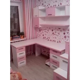 Masa de scris in colt pentru fete T-14