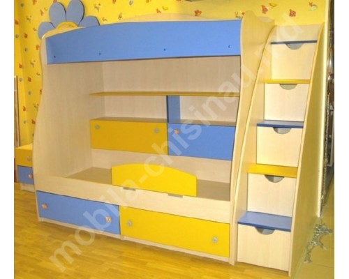 Pat cu 2 nivele pentru copii T-22