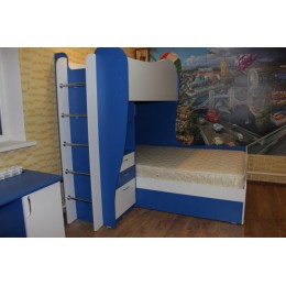 Pat pentru copii cu 2 etaje T-24
