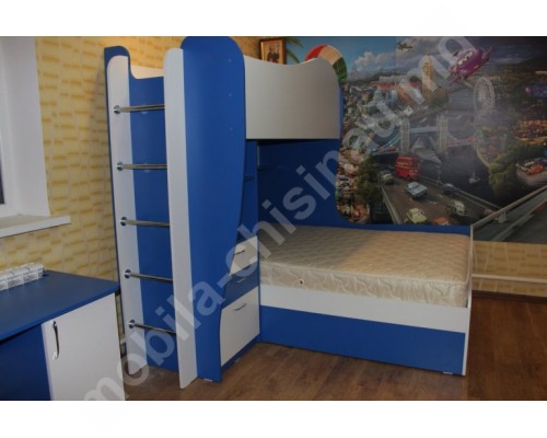 Pat pentru copii cu 2 etaje T-24