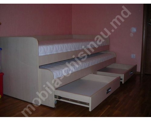 Pat cu doua nivele pentru copii T-1