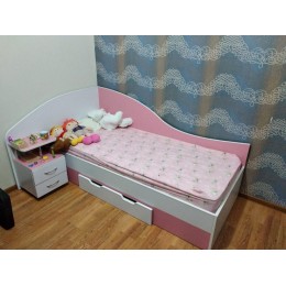 Pat pentru fete cu sertar T-18