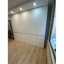 Dulap pentru dormitor alb stil  minimalism T-51