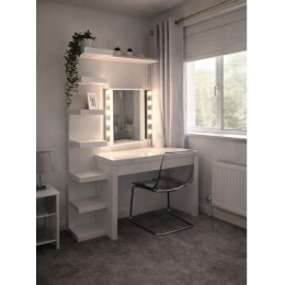 Современный туалетный столик с зеркалом и ящиками Т-45