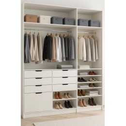 Гардеробная в современном стиле  T-41