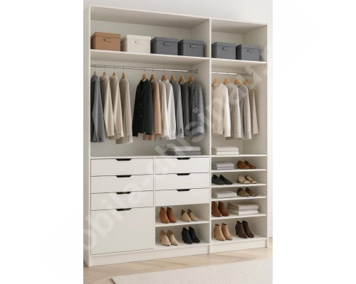 Гардеробная в современном стиле  T-41