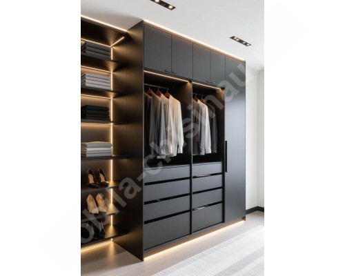 Гардеробная в современном стиле  T-45