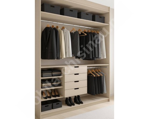 Гардеробная в современном стиле  T-55