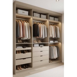 Гардеробная в современном стиле  T-57