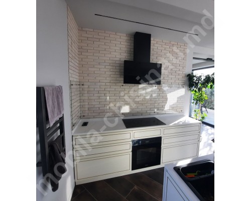 Кухня из крашеного МДФ   T-116