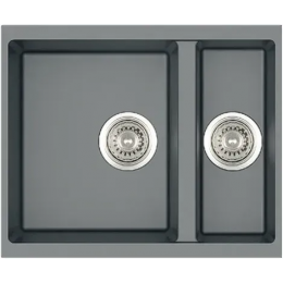 Раковина Quadro 56x46x15 Titanium T-52