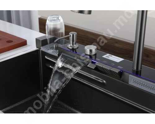 Многофункциональная кухонная мойка iSink Антрацит T-100