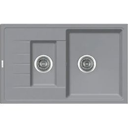 Раковина Classic 78x50x15 Grey Metallic T-79