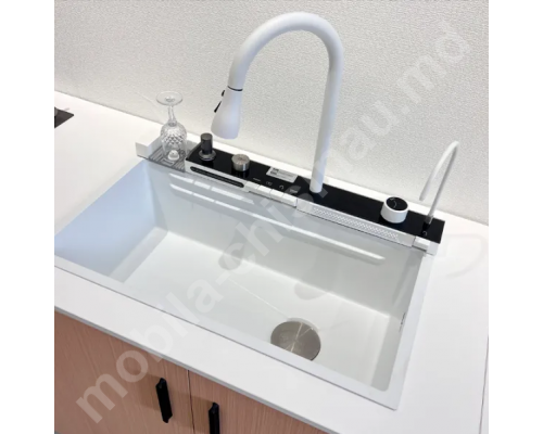 Многофункциональная кухонная мойка iSink Белая T-101