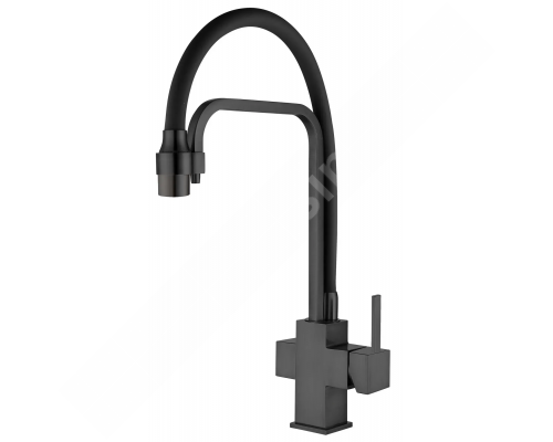 Кухонный смеситель Fabiano FKM 3111 Black Steel T-3