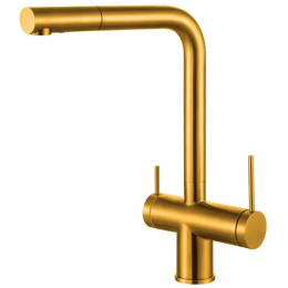 Кухонный смеситель Fabiano FKM 3114 SS Nano Gold T-8