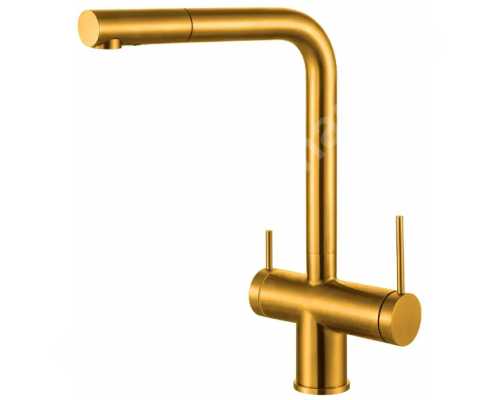 Кухонный смеситель Fabiano FKM 3114 SS Nano Gold T-8