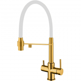 Кухонный смеситель Fabiano FKM 3143 Nano Gold T-27