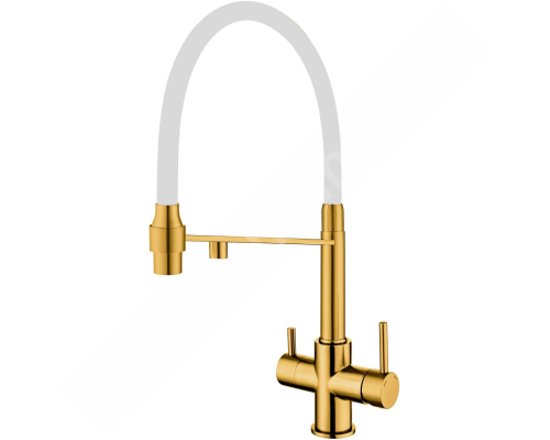 Кухонный смеситель Fabiano FKM 3143 Nano Gold T-27