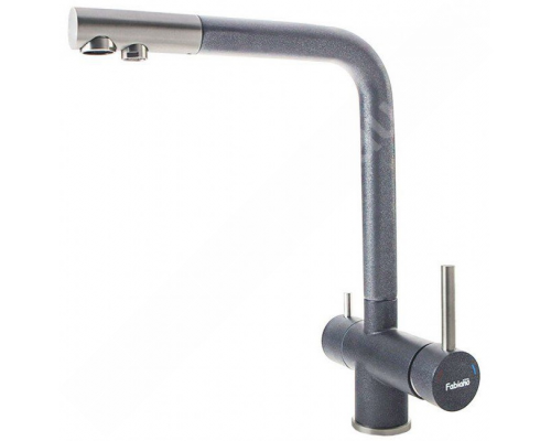 Кухонный смеситель Fabiano FKM 317 SS Titanium T-32