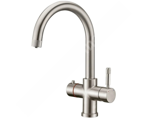 Кухонный смеситель Fabiano FKM 9840 Inox T-34