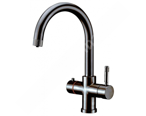 Кухонный смеситель Fabiano FKM 9840 Nano Graphite T-35