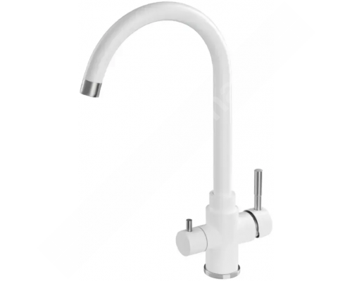 Кухонный смеситель Fabiano SKFC 90 ST Alpine White T-39