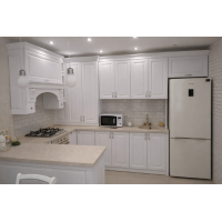 Bucătărie clasică albă pe colț  T-82