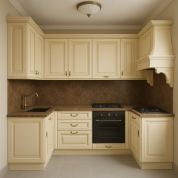 Угловая кухня в классическом стиле T-24 