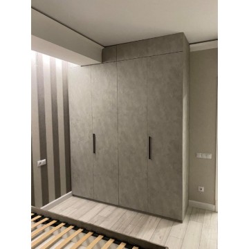 Dulap in tonuri de gri minimalism pentru dormitor T-45