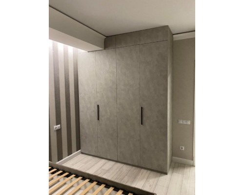 Dulap in tonuri de gri minimalism pentru dormitor T-45