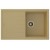 Гранитная мойка Fabiano Classic 78×50 Cream