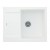 Гранитная мойка Fabiano Quadro 62×50 Alpine White