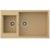 Гранитная мойка Fabiano Quadro 86x50x15 Beige