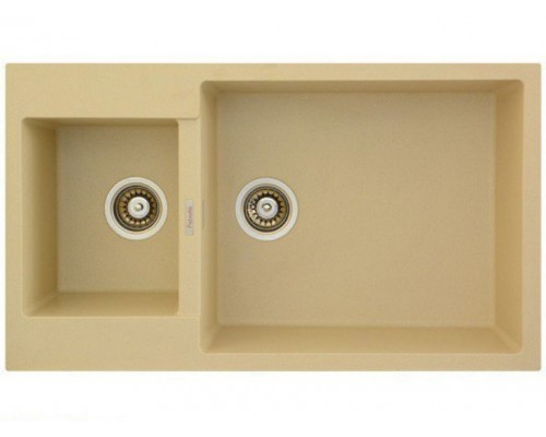 Гранитная мойка Fabiano Quadro 86x50x15 T-3