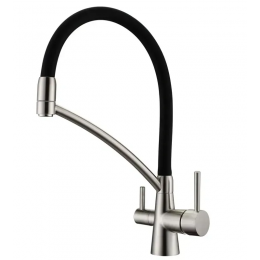 Кухонный смеситель Fabiano FKM 3110 Inox Black T-2