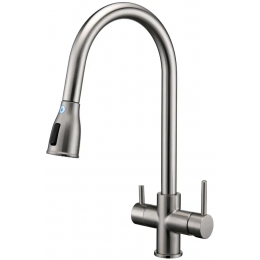 Кухонный смеситель Fabiano FKM 3122 Inox T-18