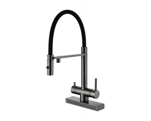 Baterie bucatarie Fabiano FKMC 3124 Black Steel (Cascad) T-36