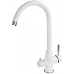 Кухонный смеситель Fabiano SKFC 90 ST Alpine White T-39