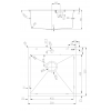 Chiuveta BR 50x50 Celldecor T-85