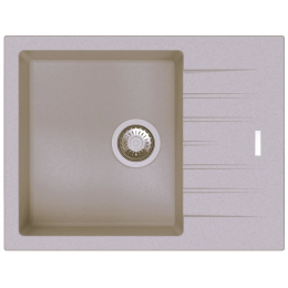 Раковина гранитная U-106 песочный 495 x 610 x 190 мм