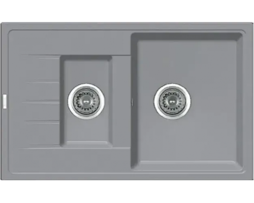 Chiuveta Classic 78x50x15 Grey Metallic T-79