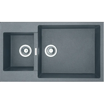 Раковина Quadro 86x50x15 Titanium T-63