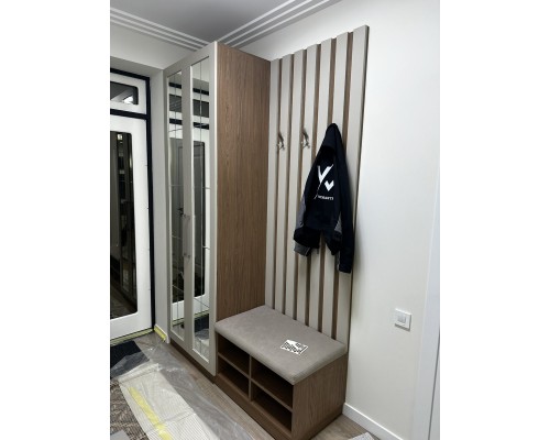 Современная мебель для прихожей с шкафом, зеркалом  T-49