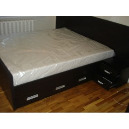 Мягкая кровать двуспальная T-88